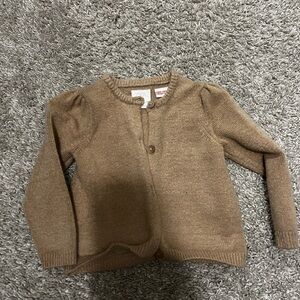 Tan button down cardigan